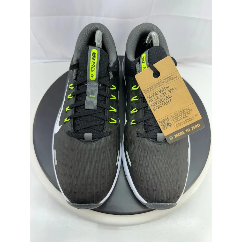 Nike Free Golf NN Mens Size 10 Black Iron‎ Grey Volt White Golf Shoes FN0332-001